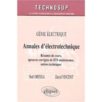 Annales d'électrotechnique - BTS maintenance - Niveau A - 1