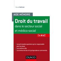Aide-mémoire - Droit du travail dans le secteur social et médico-social - De A à Z
