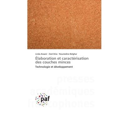 Elaboration et caracterisation des couches minces Technologi