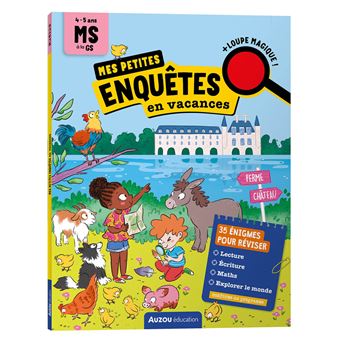 Mes petites enquêtes en vacances - de la MS à la GS - Cahier de vacances 2025