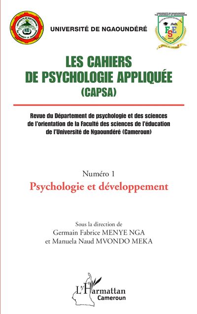 Les Cahiers de psychologie appliquee (CAPSA) Numero 1