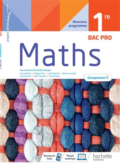 Mathematiques 1ere Bac Pro groupement C - cahier de l'el