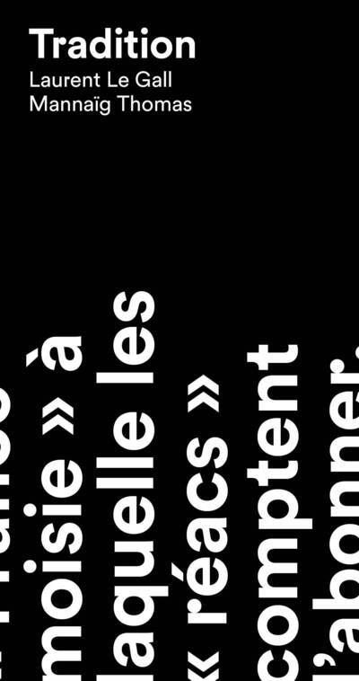 Tradition - Laurent Le Gall - Anamosa - broché - Essai