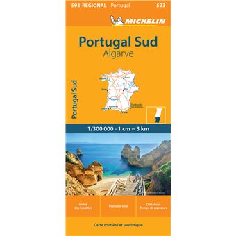 Carte Régionale Portugal Sud : Algarve - 1