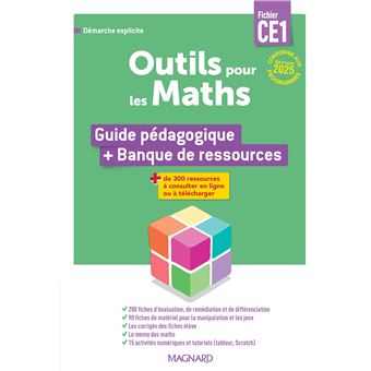 Outils pour les Maths CE1 (2025) - Guide pédagogique + Banque de ...