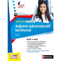 Concours Adjoint administratif territorial N°8 - Catégorie C (IFP) 2022-2023