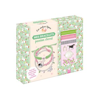 Mes bracelets passion cheval - coffret avec accessoires
