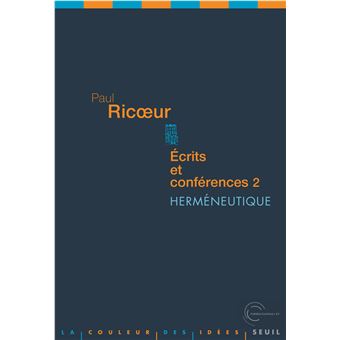 Ecrits et conférences, 2 - 1