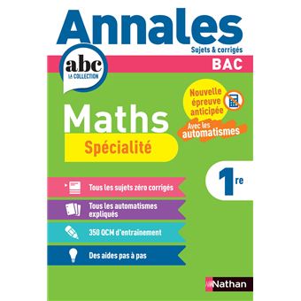Annales Bac Maths 1re - 1