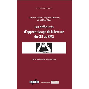 Les Difficultés D'Apprentissage De La Lecture Du Ce2 Au Cm1 - 1