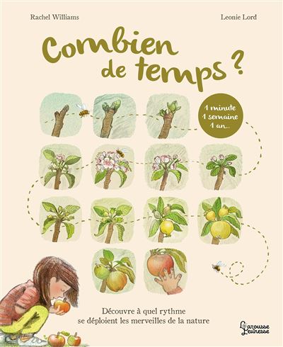 Combien de temps - Rachel Williams - Larousse - cartonné - Document jeunesse - Larousse