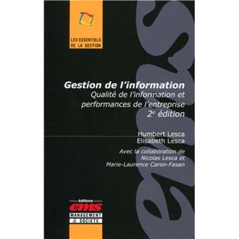 Gestion de l'information - 1