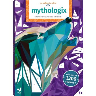 Mythologix - cahier avec autocollants