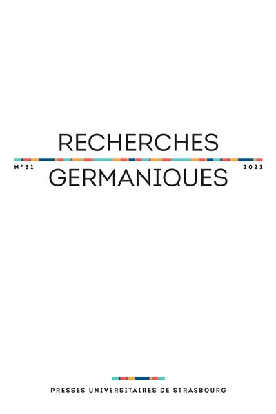 Recherches germaniques N.51