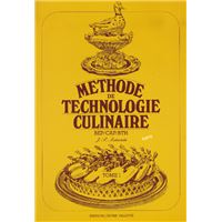 Méthode de technologie culinaire CAP BEP Industrie Restauration - Manuel élève