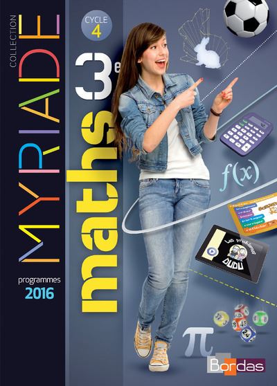 Myriade Mathematiques 3e 2016 Manuel eleve