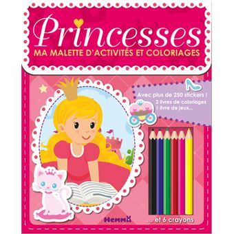 Ma mallette d'activités et coloriages Princesses - 1
