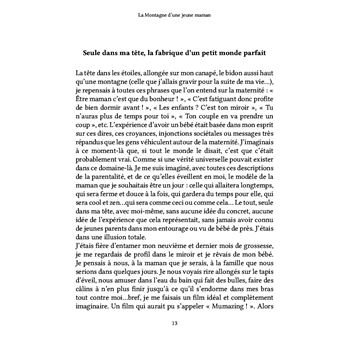 La Montagne d'une jeune maman