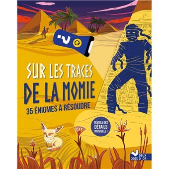 Sur les traces de la momie - avec lampe à lumière bleue