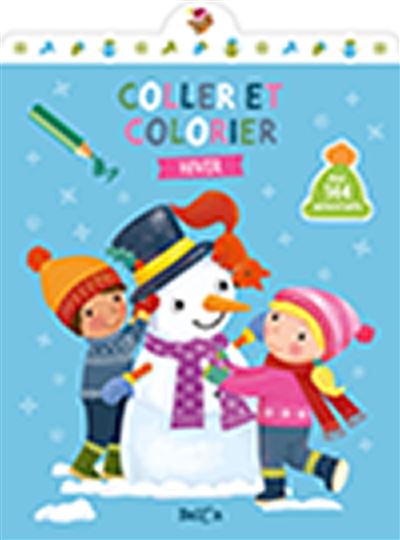 Coller et colorier - Hiver -  Collectif - broché