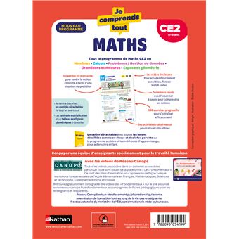 Je comprends tout - Mathématiques CE2 8-9 ans