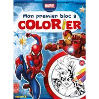 Marvel - Mon premier bloc à colorier (Spider-Man, Iron Man, Gamora)