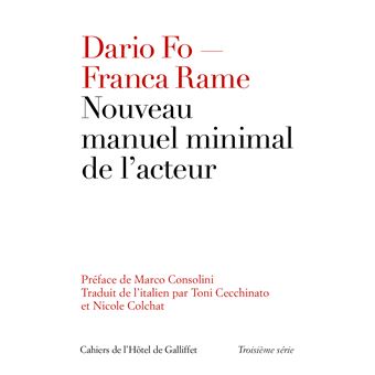 Nouveau manuel minimal de l'acteur - 1