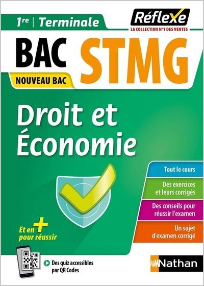 Guide Bac STMG - Specialite Droit et Economie 1re/ Tle - Ref