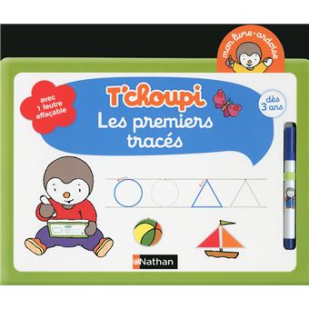 T'Choupi - Livre Ardoise avec 1 feutre effaçable - Dès 3 ans - Livre ...