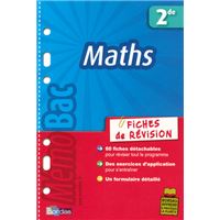 Memobac fiches revision maths 2de