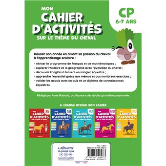 Mon cahier d’activités sur le thème du cheval