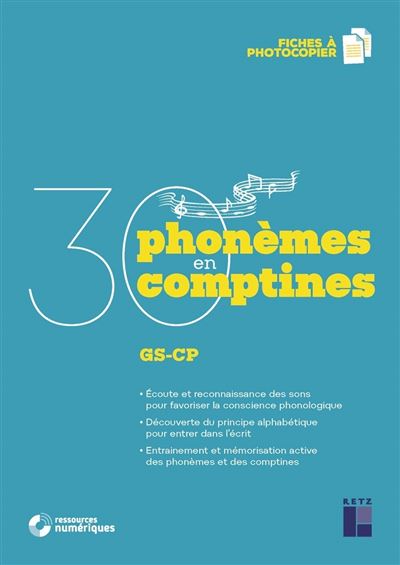 30 phonèmes en 30 comptines + CD audio - Cécile Martin - Livre CD