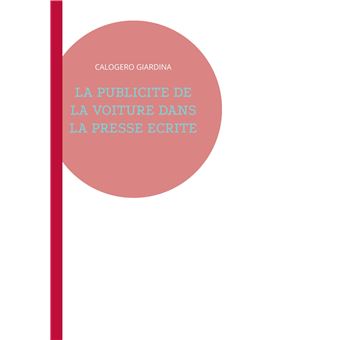 La publicité de la voiture dans la presse écrite - 1