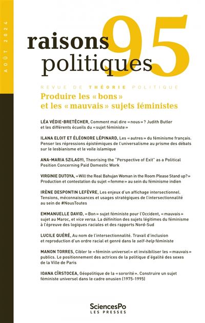 Raisons politiques 95 - Produire les "bons" et les &
