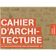 Cahier d'architecture