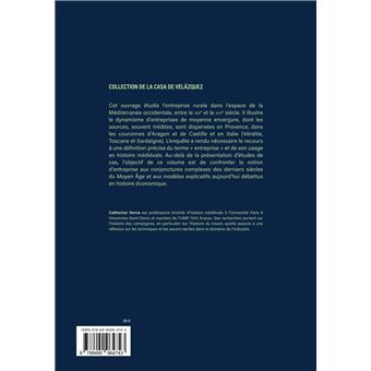 Entreprises rurales  en Méditerranée occidentale  (XIIIe-XVIe siècle)
