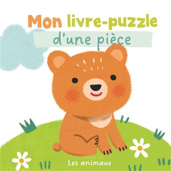 Bébé touche-à-tout - Mon livre puzzle - Les animaux mignons