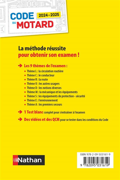 Code du motard 2024-2025 - broché - Thierry Lemaire - Achat Livre