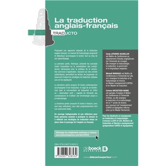 La traduction anglais-français - broché - Corinne Wecksteen