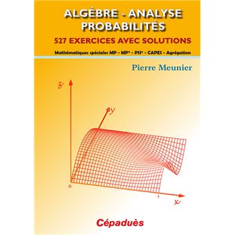 Algebre - analyse probabilites - 1