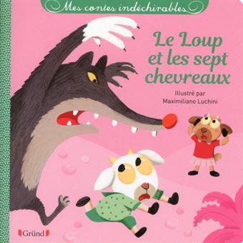 Ifundom Marionnette à Doigts Loup Et Sept Chevreaux – Peluche Douce, Jeu De 2 Personnages – Accessoire Pour Raconter Des Histoires – Idéal Pour école, Maison – Fille Et Garçon Dès 3 Ans