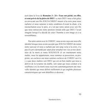 Recueils de quelques conseils selon les standards divins
