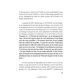 Recueils de quelques conseils selon les standards divins