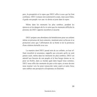 Recueils de quelques conseils selon les standards divins