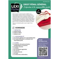Droit pénal général