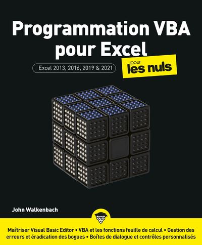 Programmation VBA pour Excel Pour les Nuls - John Walkenbach - First Interactive - broché - Manuel - First Interactive