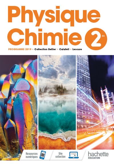 Physique chimie, 2de : programme 2019 - Image 2