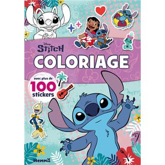Mickey - Disney Stitch - Coloriage avec plus de 100 stickers - 1