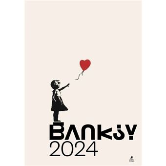 Banksy - calendrier mural 2024 - cartonné - Dominique Le Brun