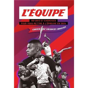 Cahier de vacances L'équipe 2024 - 1